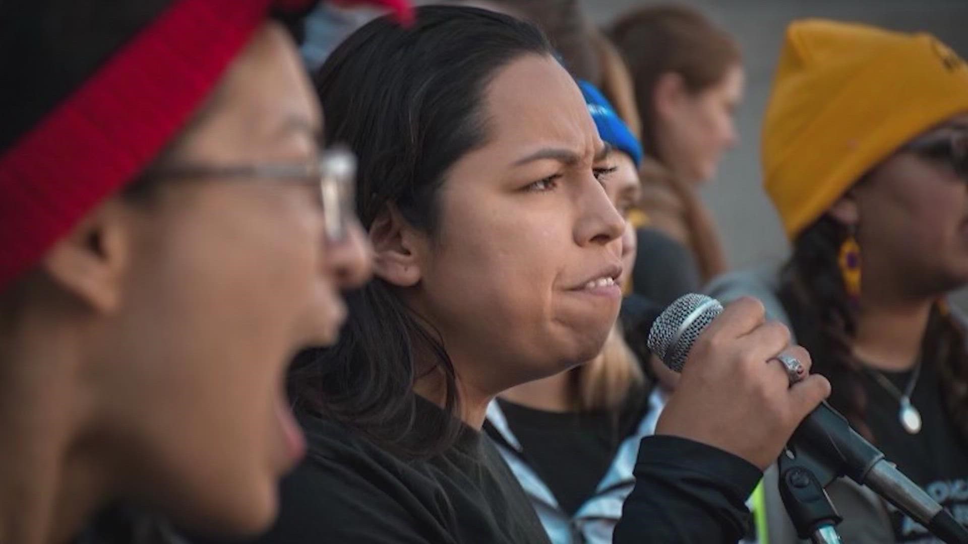 "Humanity is not defined by a piece of paper," says Sandra Avalos. Without DACA, she would lose her right to work and could be separated from her daughter.