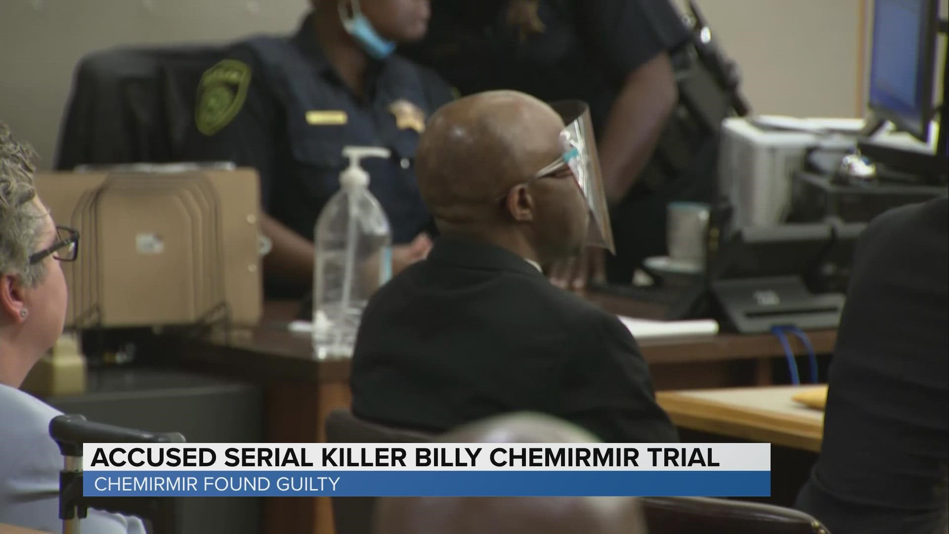 Billy Chemirmir was found guilty of capital murder and sentenced to life without the possibility of parole.