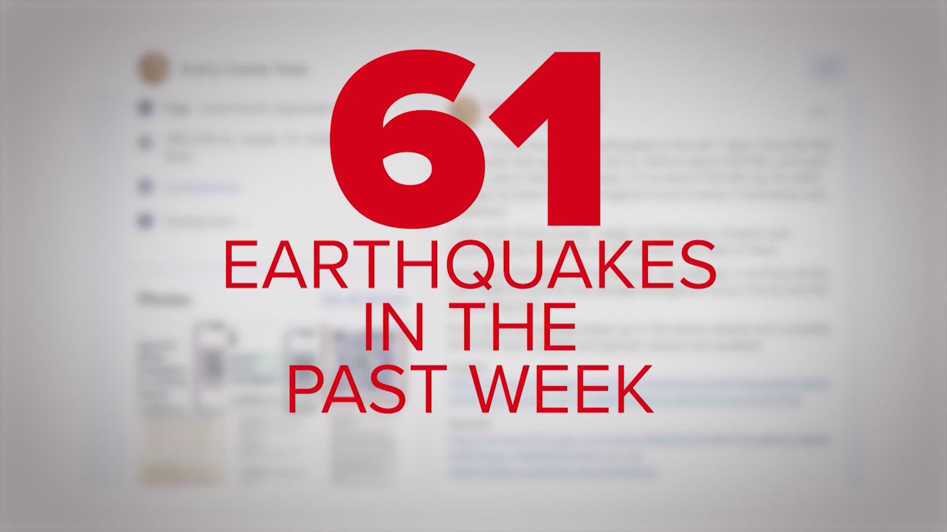 Texas earthquake at 5.1magnitude reported Friday, felt in DFW