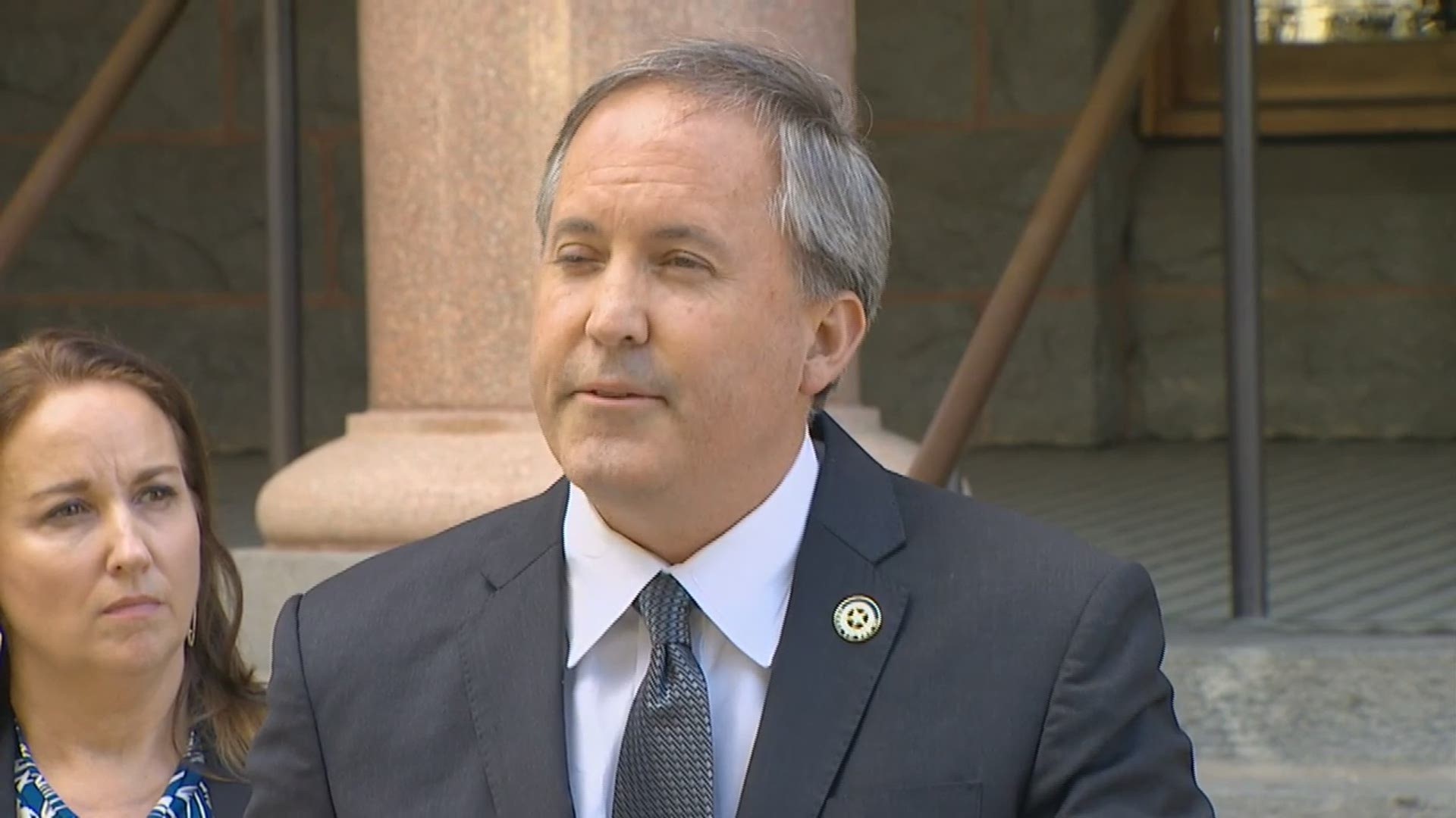 Ken Paxton discusses the arrest of Carl Ferrer, the CEO of an allege sex trafficking website based in Dallas.