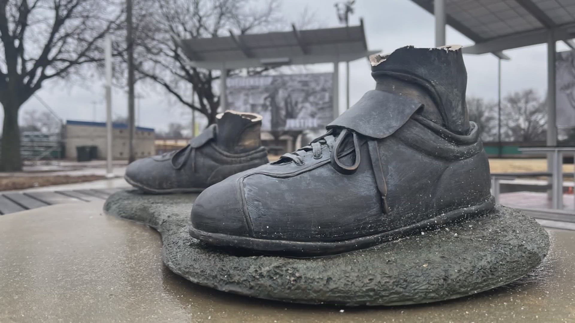 Burned Remnants Of Stolen Jackie Robinson Statue Found In Kansas 9571