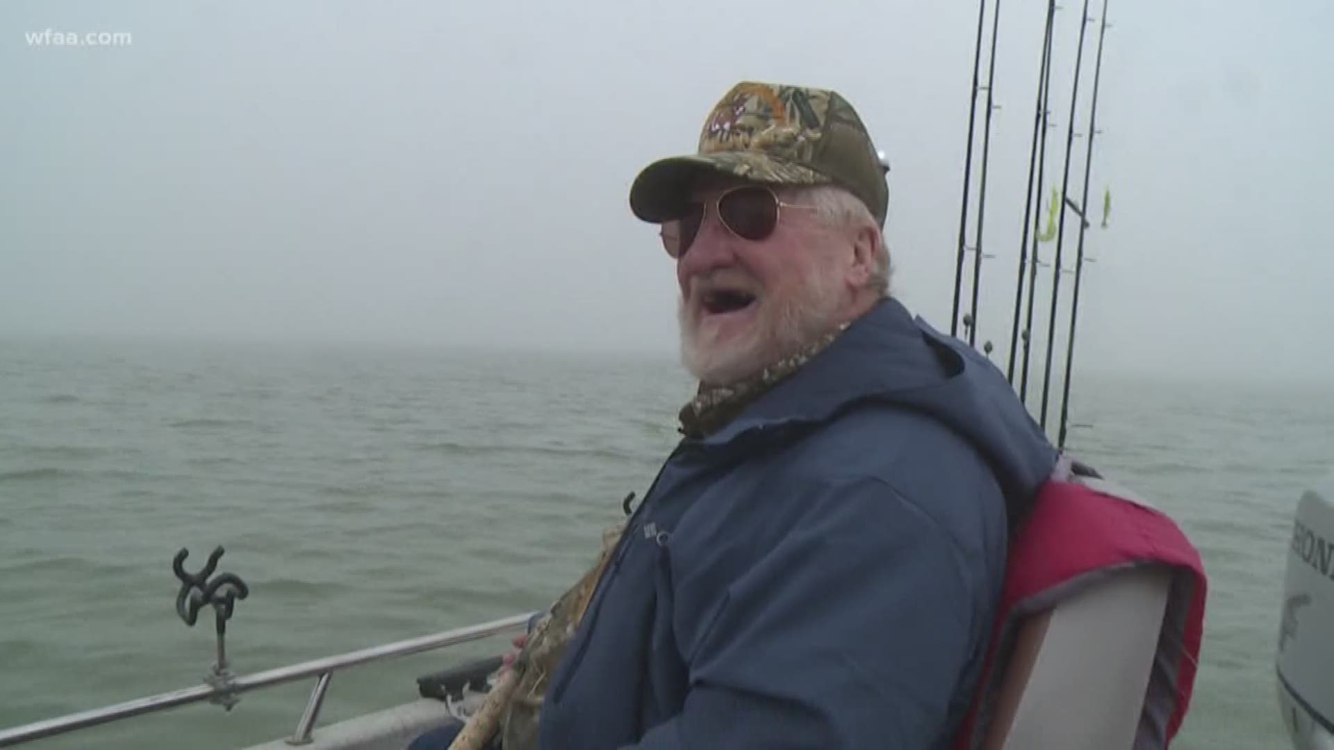 He hasn't been on the water in the nearly three years since Hurricane Harvey hit. But that all changed