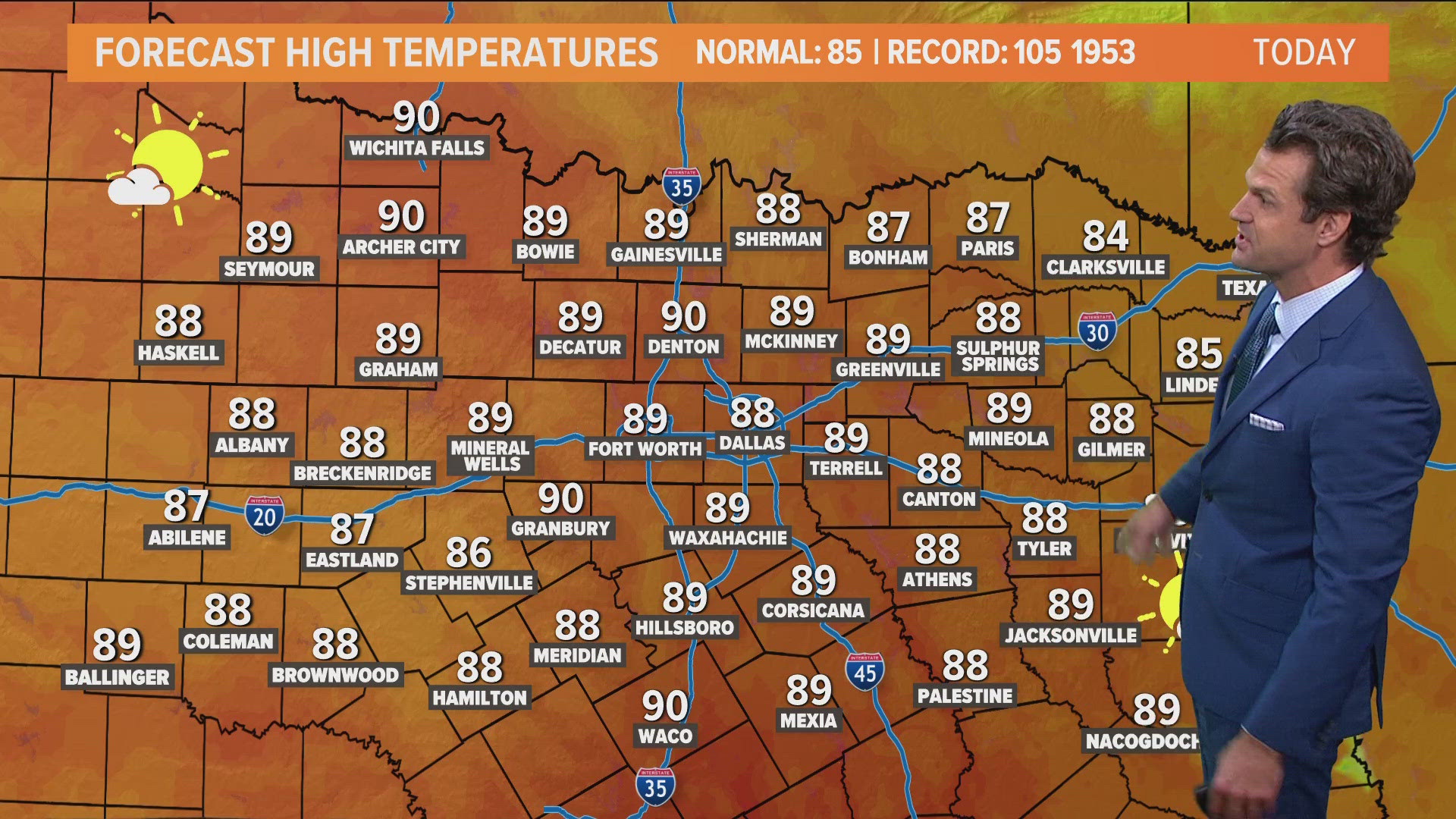 Here's the latest look at your DFW forecast.