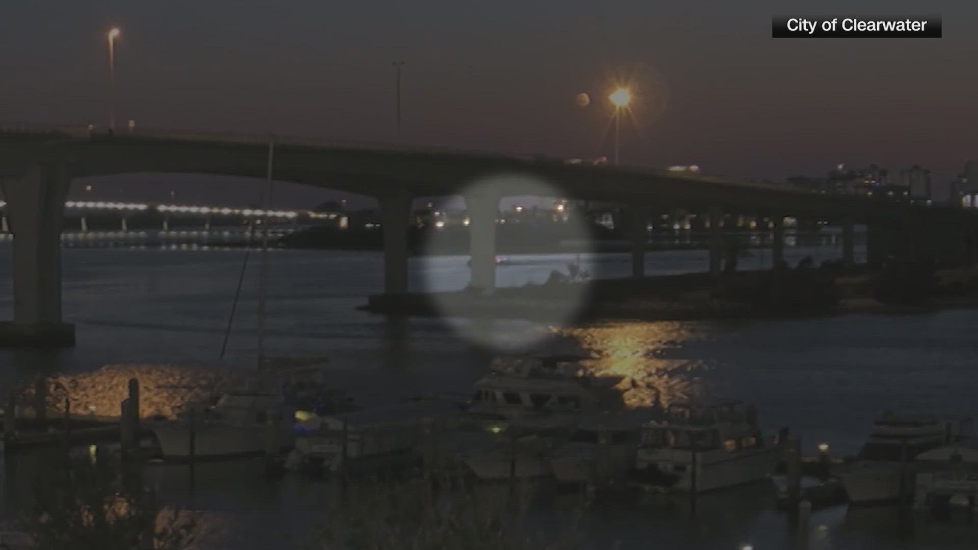 The boat that struck the ferry fled the scene, officials said. 