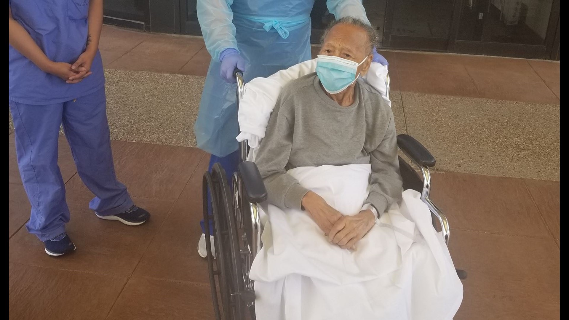 After two weeks in the hospital with COVID-19, 88-year-old Marie Smith was discharged. Six others in her family are also recovering from coronavirus.