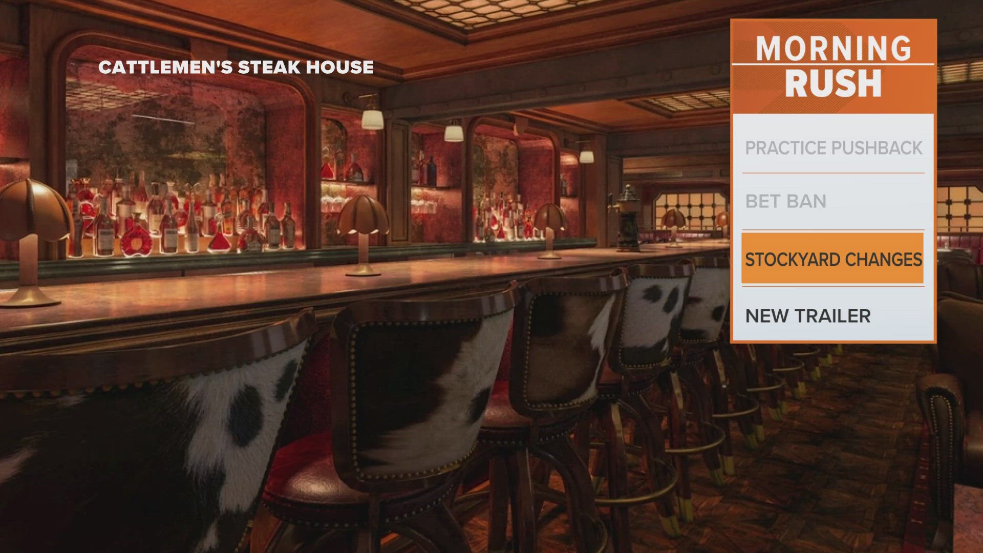 The restaurant will get a makeover. 