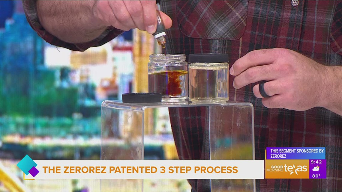 The Zerorez patented 3 step process