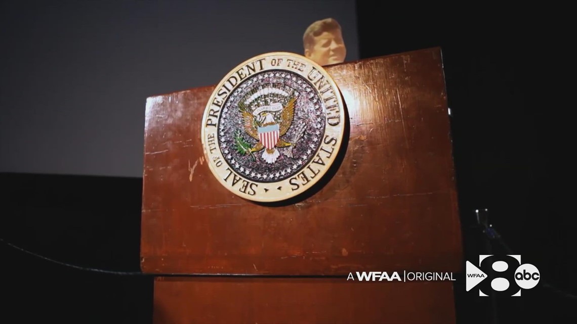 Where is JFK's lectern from his famed moon speech? Not at Space Center Houston, historian says