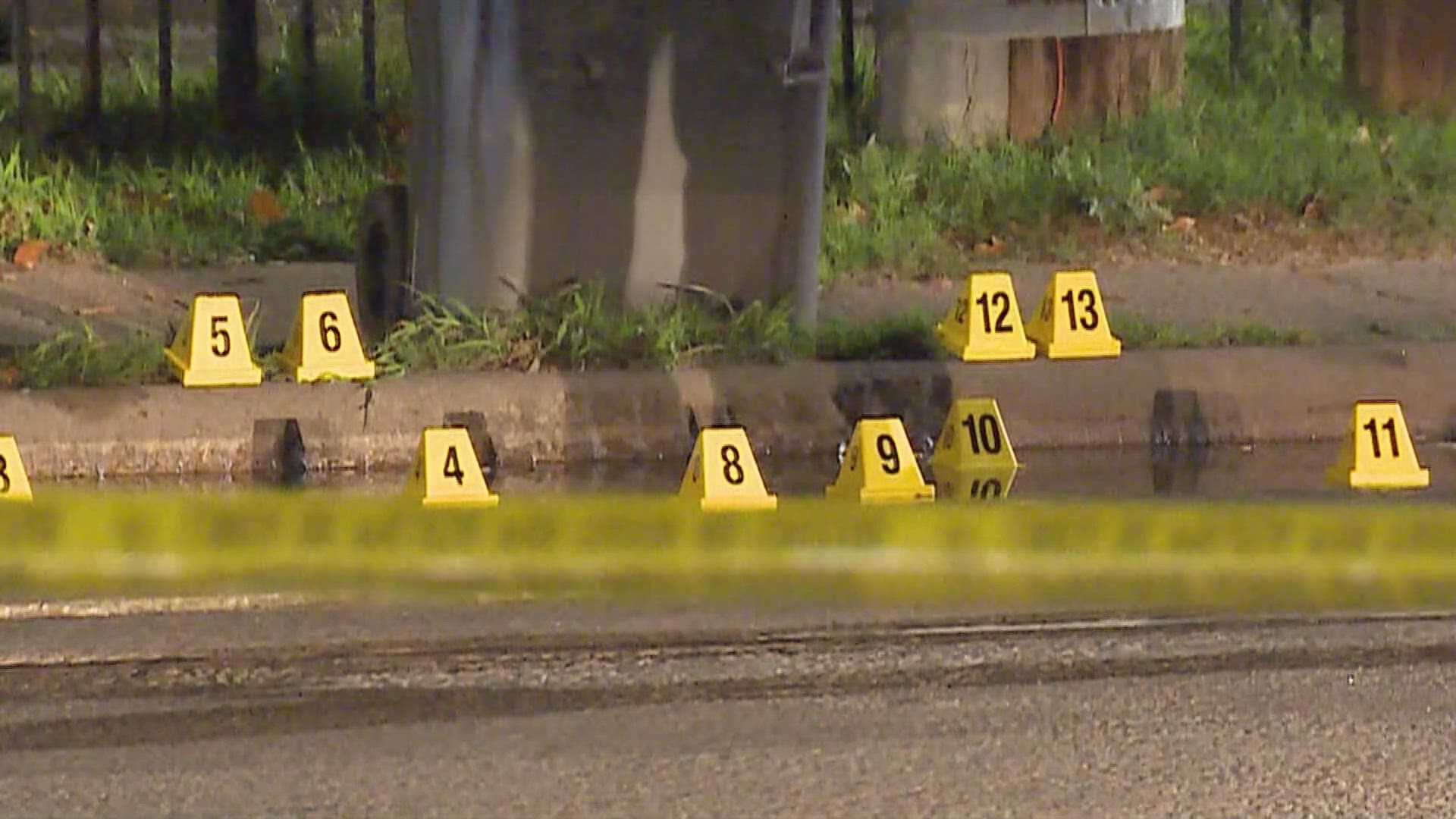 The shooting was reported overnight on Malcolm X Boulevard near Carpenter Avenue.