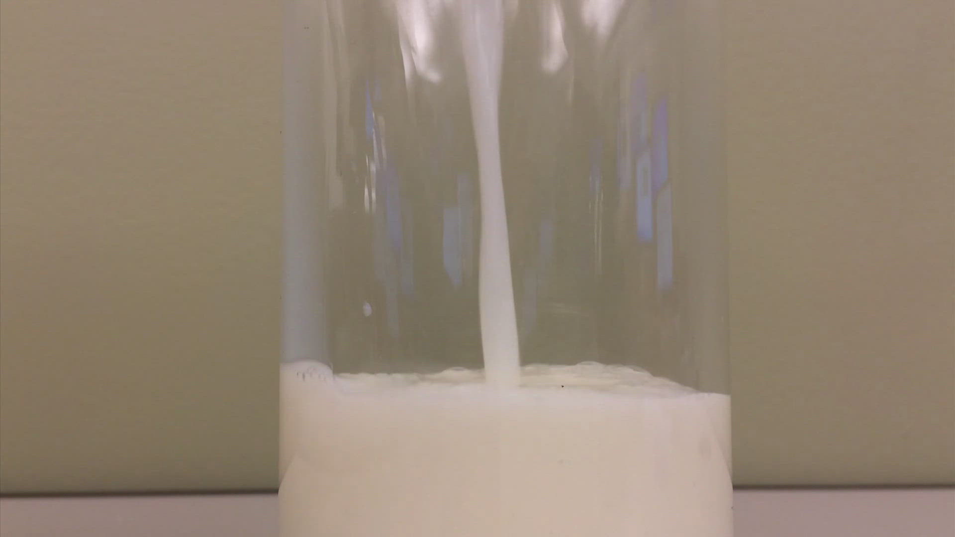 Milk contains fat and sodium, which is good for holding onto water. 