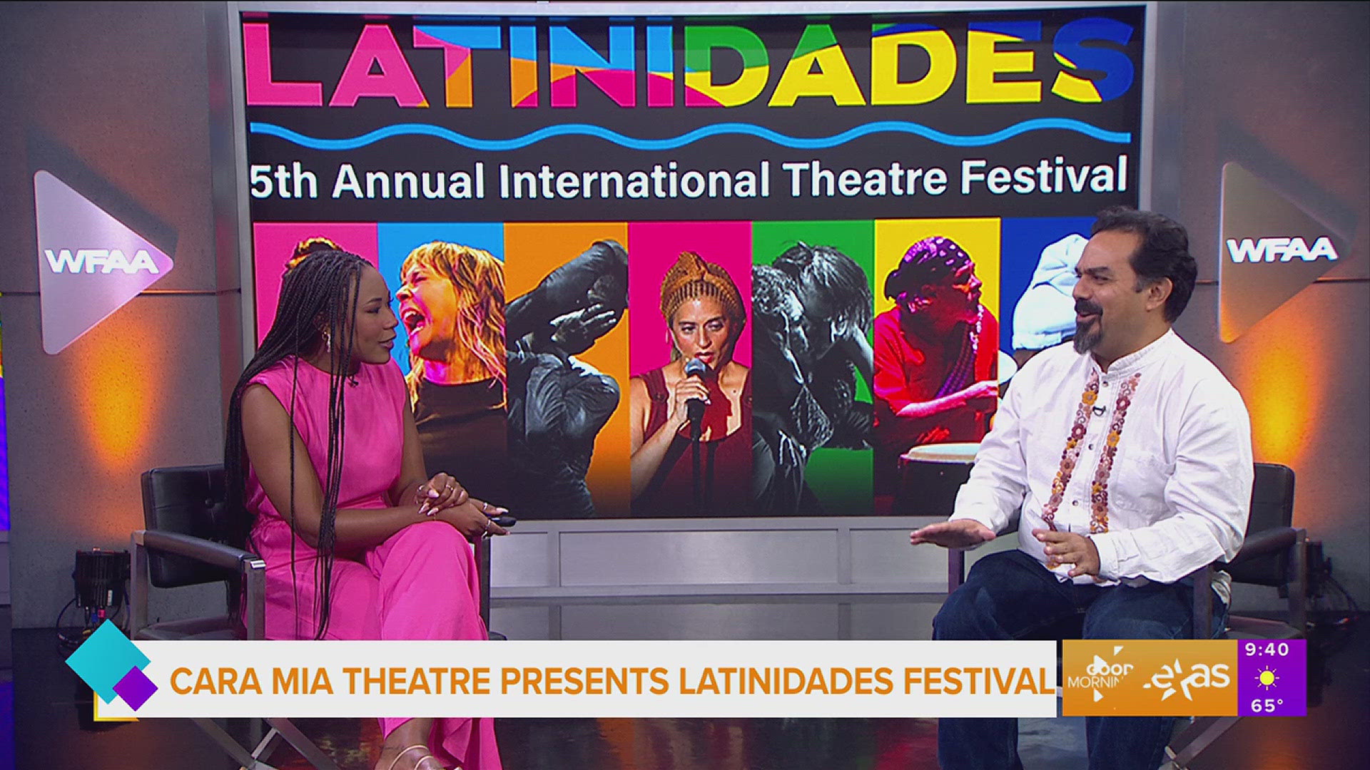 We get a preview of Cara Mía Theatre's International Theatre Festival celebrating Latinx countries through music, dance, art, culture, and more.