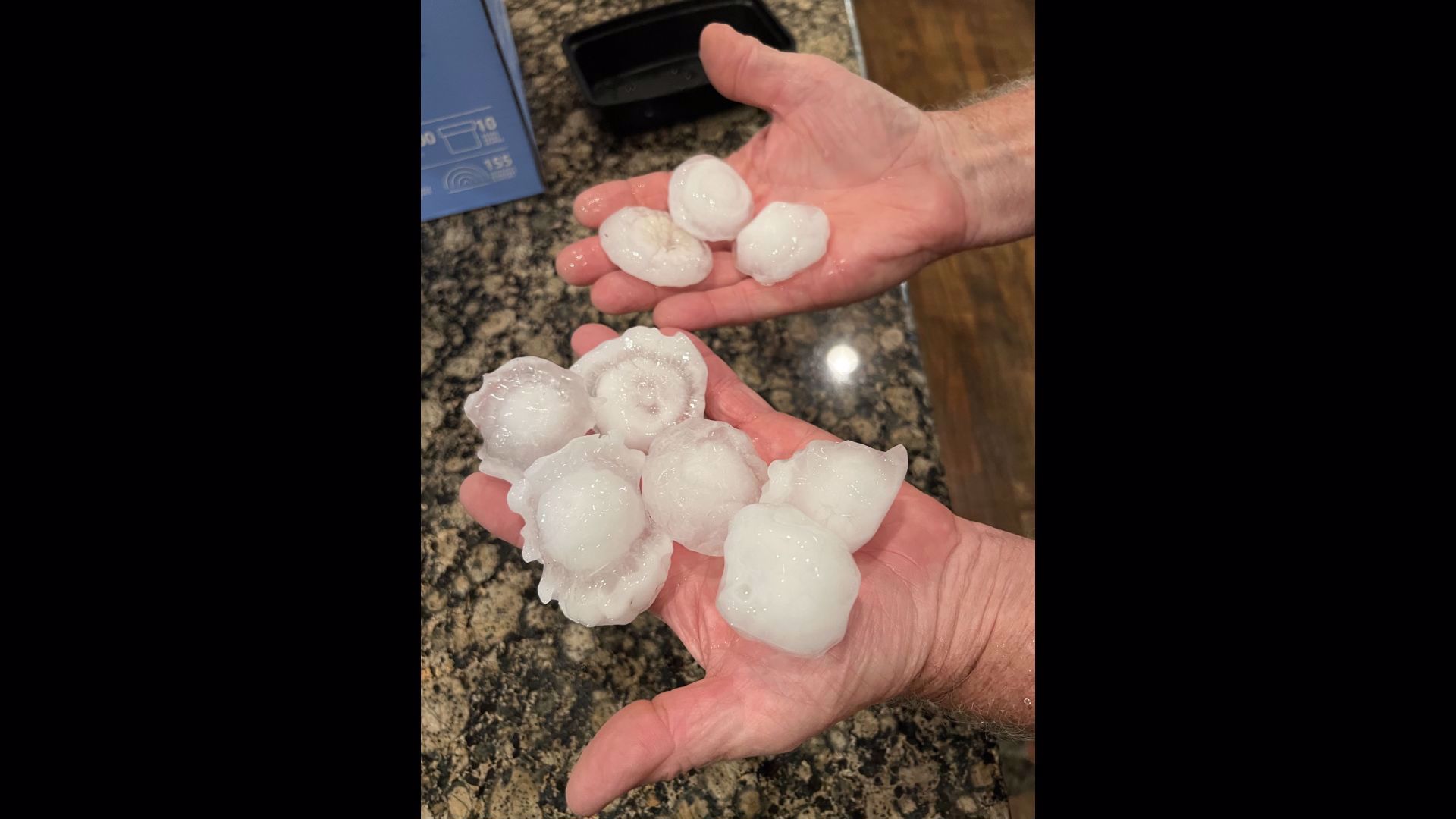Large hail falls across North Texas as severe storms move in | wfaa.com