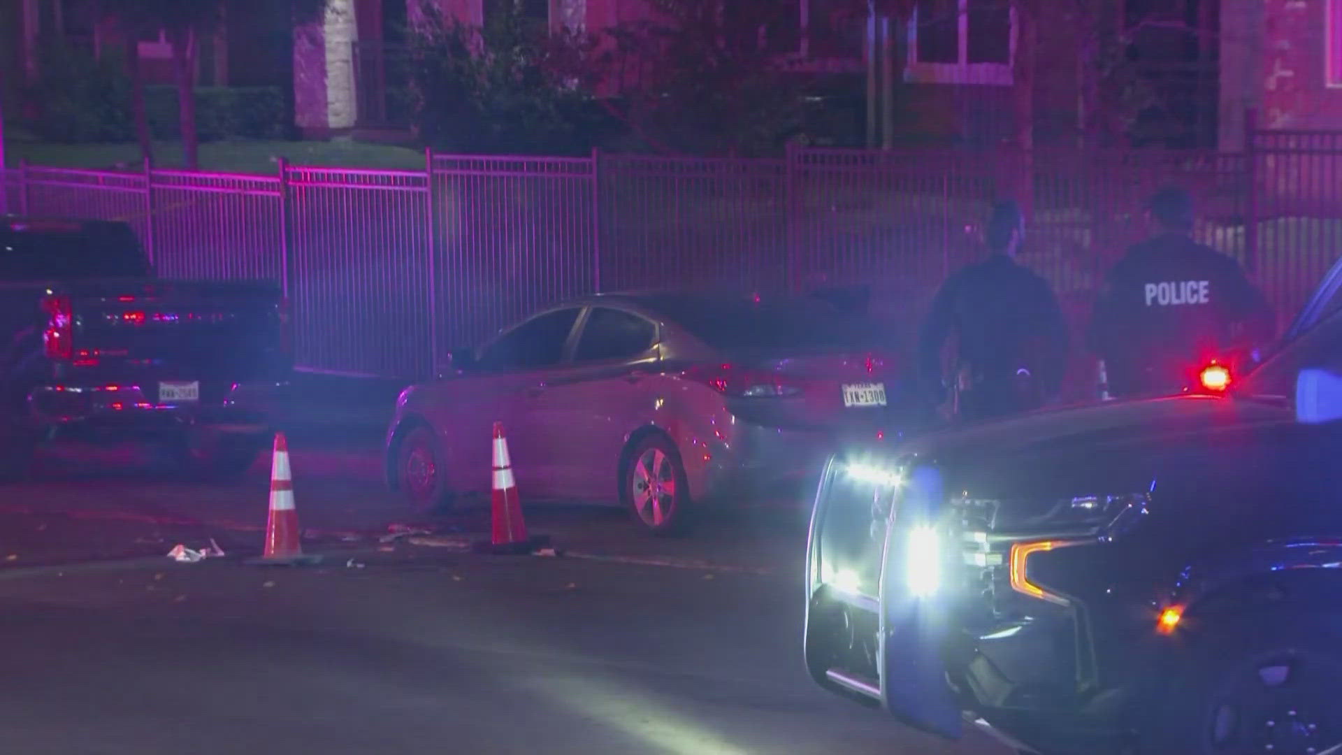 Fort Worth police responded to a shooting call Thanksgiving night near an apartment complex in the 2800 block of Broadmoor Drive.