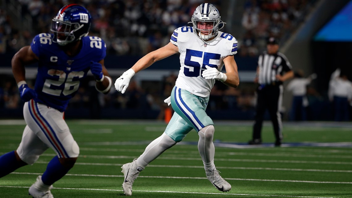 Leighton Vander Esch of Dallas Cowboys could miss game vs. Giants