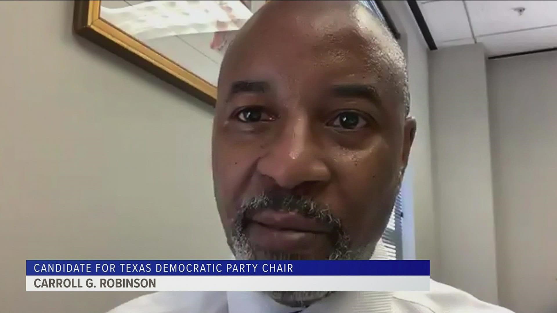 He says he’s running because he believes he has a better solution. And Robinson describes his approach as rebuilding the party from the bottom up.