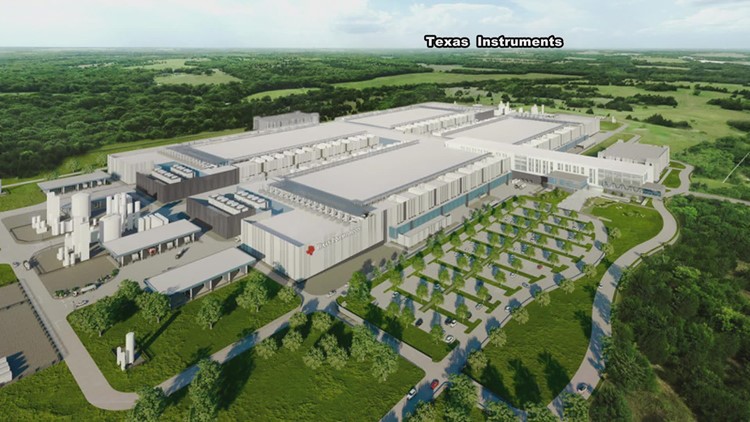 Texas Instruments breaks ground on semi-conductor manufacturing site
