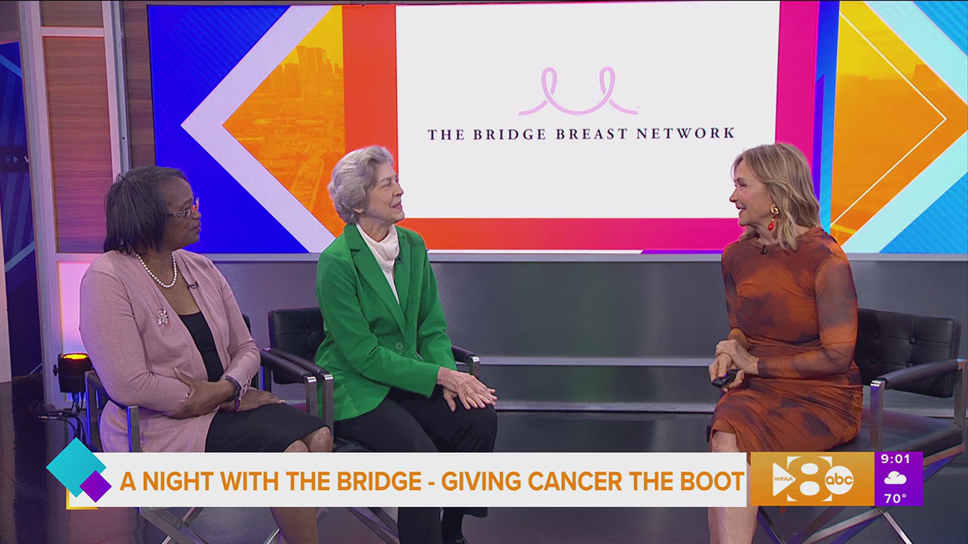 Dr. Sally Knox and Terry Wilson-Gray of The Bridge Breast Network explain the services they provide, how you can help, and preview their gala fundraiser October 19