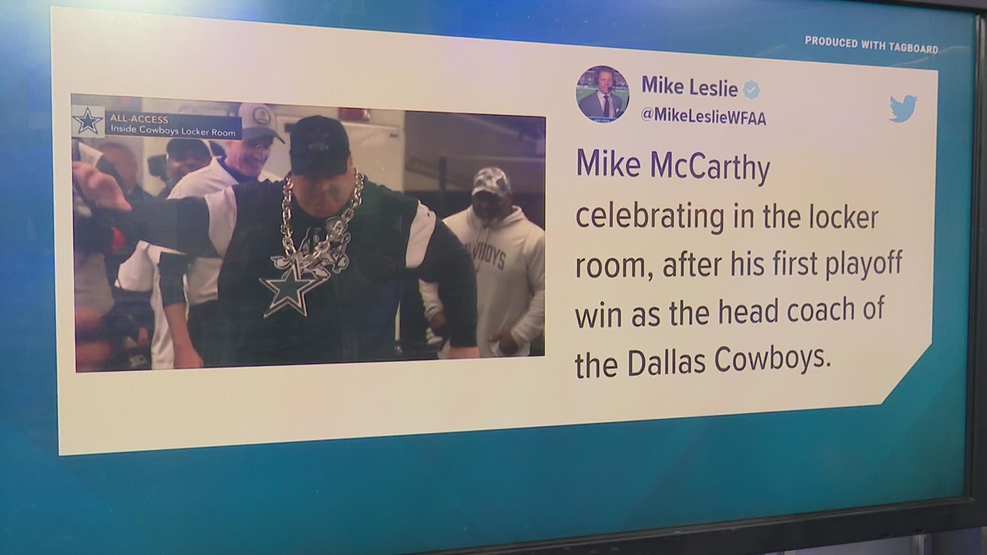 WFAA's Cleo Greene points out some tweets showing the highs and lows of the Cowboys-Buccaneers game.