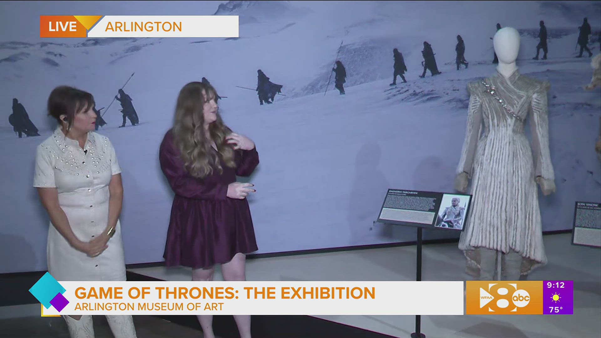 Paige takes us inside a new Game of Thrones Exhibition at the Arlington Museum of Art with curator Kendall Quirk.