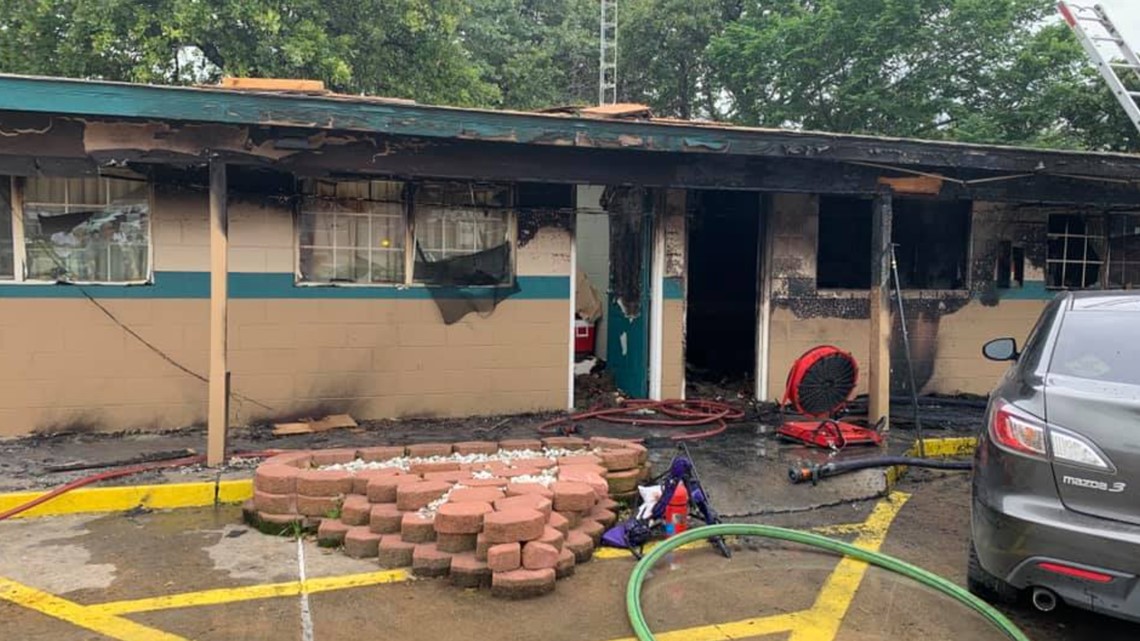 Denton woman faces charges for Hotel Lodge, Drug Emporium fires