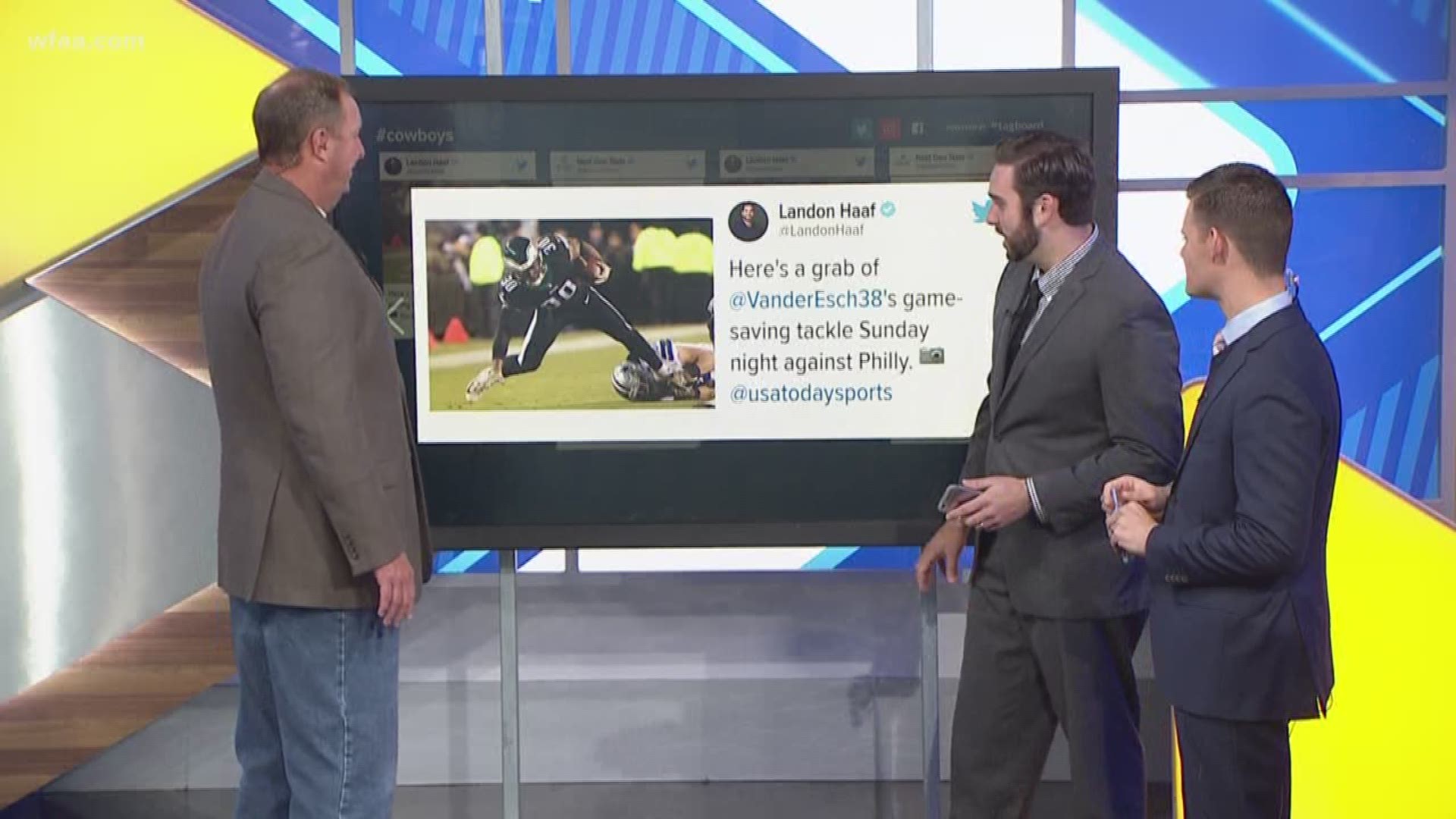 The guys break down the "Next Gen Stats" on a couple plays from the Cowboys' road win over the Eagles. WFAA.com