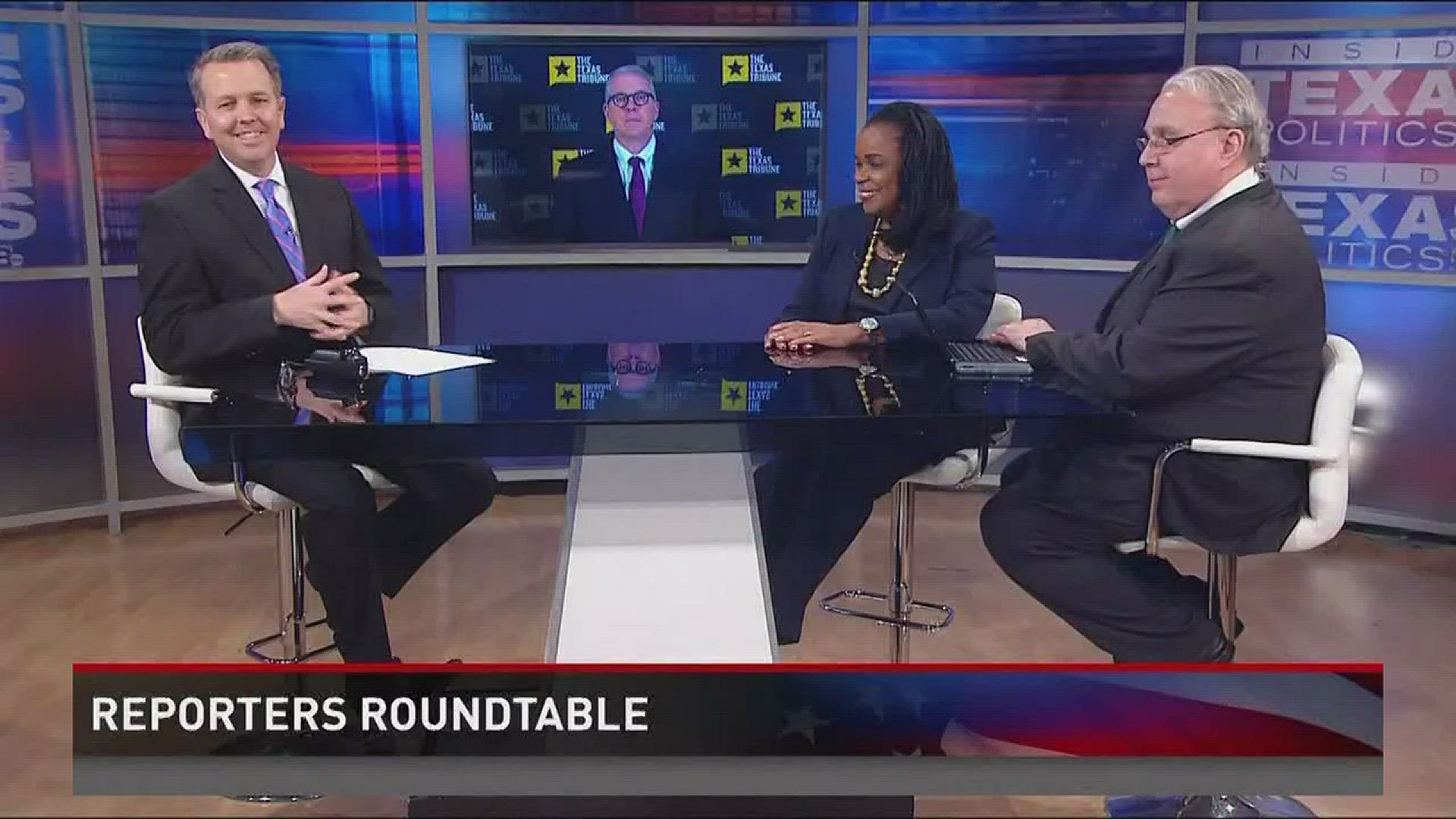 Reporters Roundtable puts the headlines in perspective each week. Bud and Ross returned along with Berna Dean Steptoe, WFAA's political producer, to analyze the primary race for the Democratic nomination for Texas governor. They also discussed how they ex