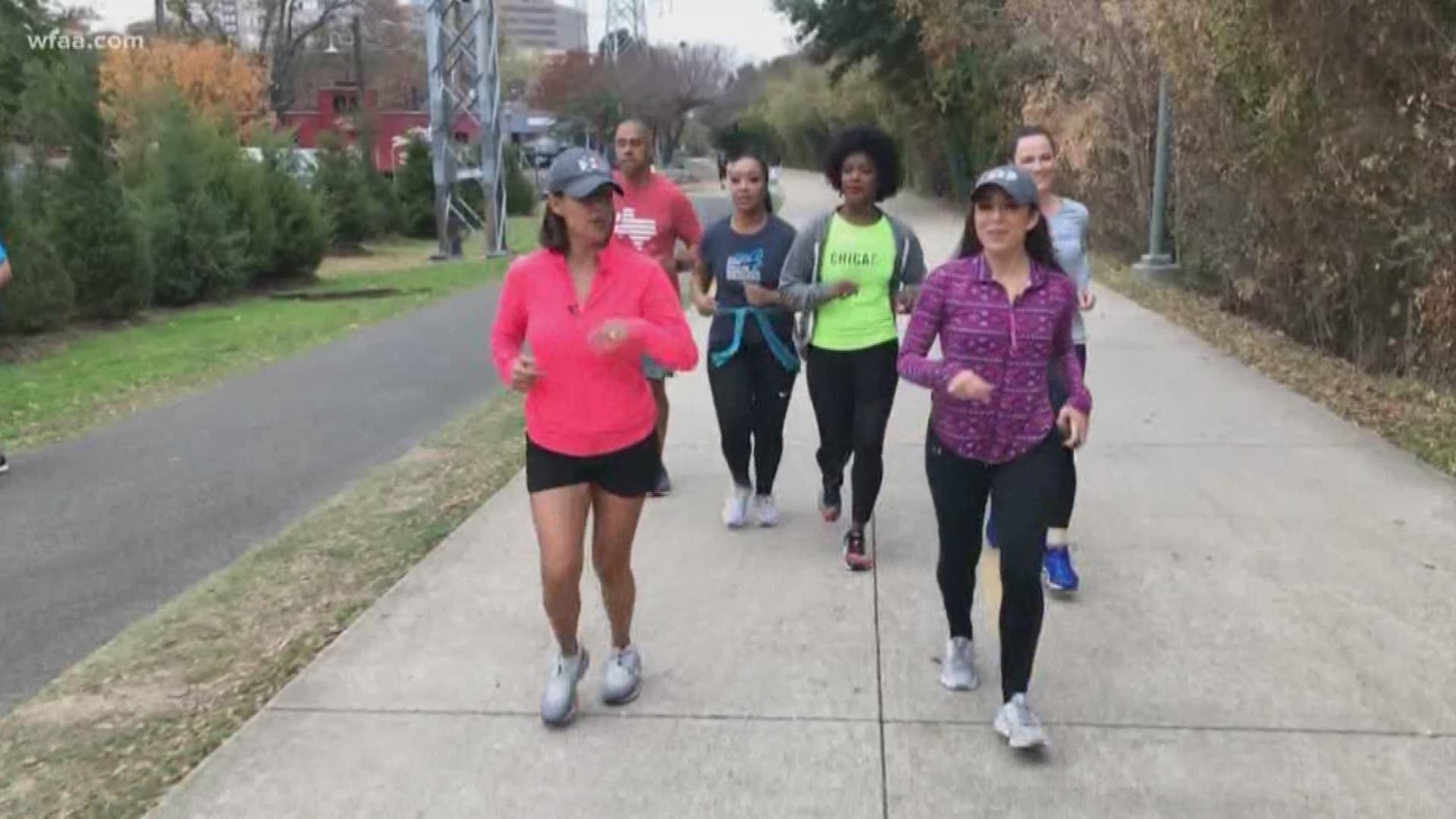 We took a look at why different members of the WFAA crew are running in this year's BMW Dallas Marathon.