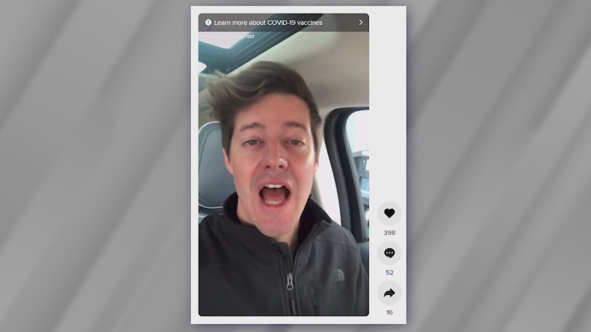 More than 15 million people have viewed Dr. J Mack Slaughter’s TikTok videos explaining a variety of medical conditions.