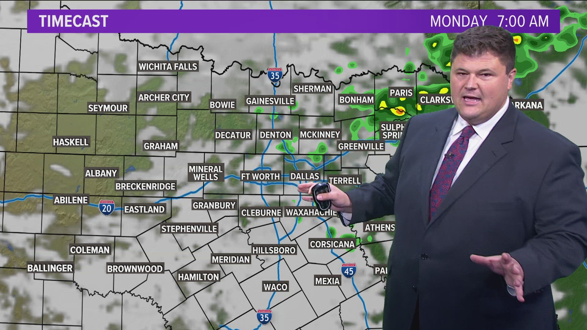 DFW Weather: Cool, wet days relieve typical summer heat, scattered showers  to continue this week