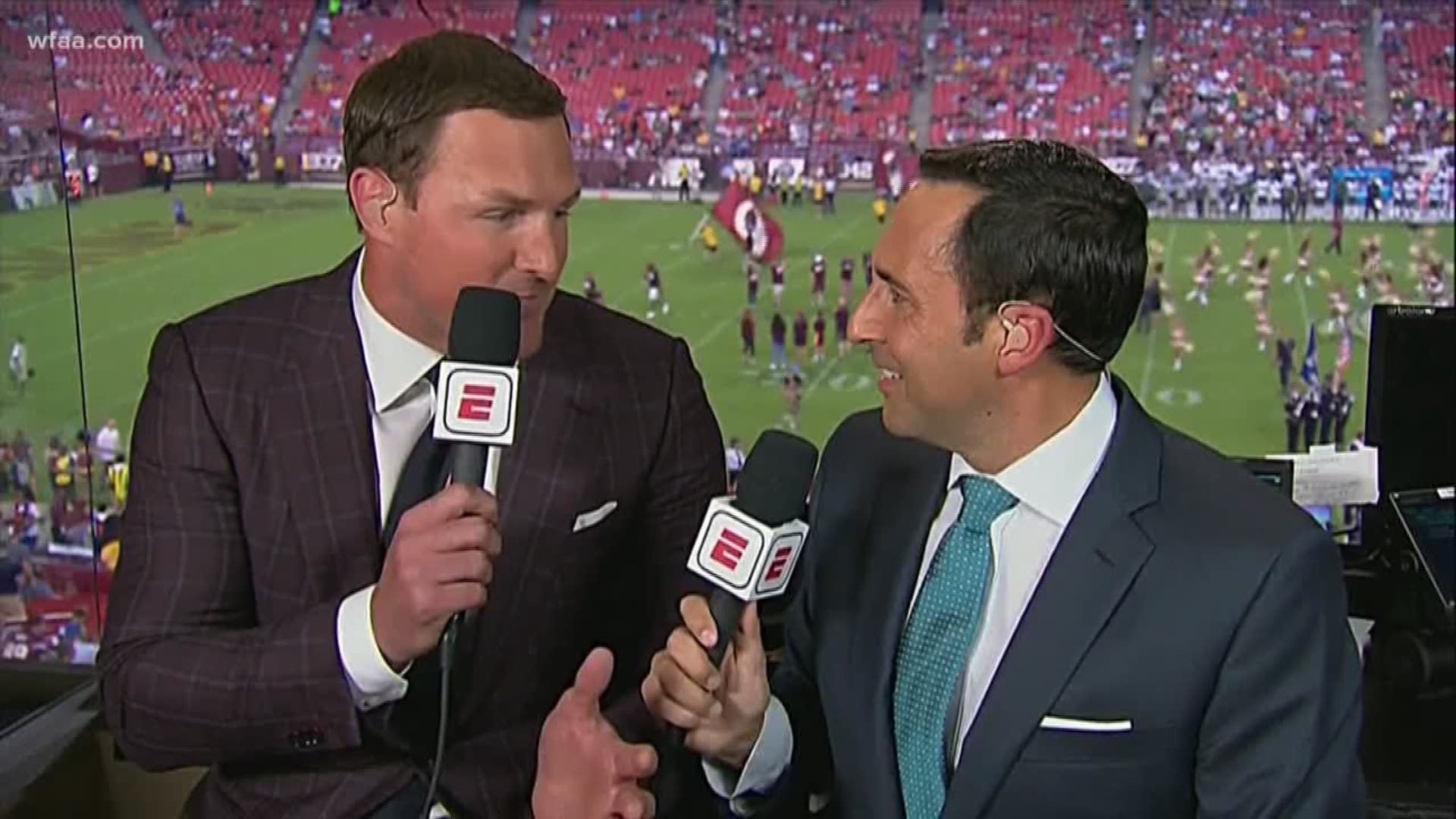 People were not vibing with Jason Witten in his broadcast debut