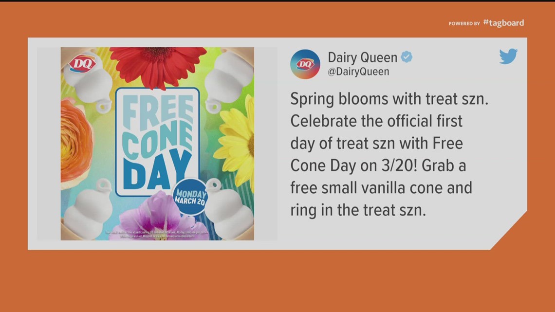 Dairy Queen's giving out free ice cream to kick off Spring 2023