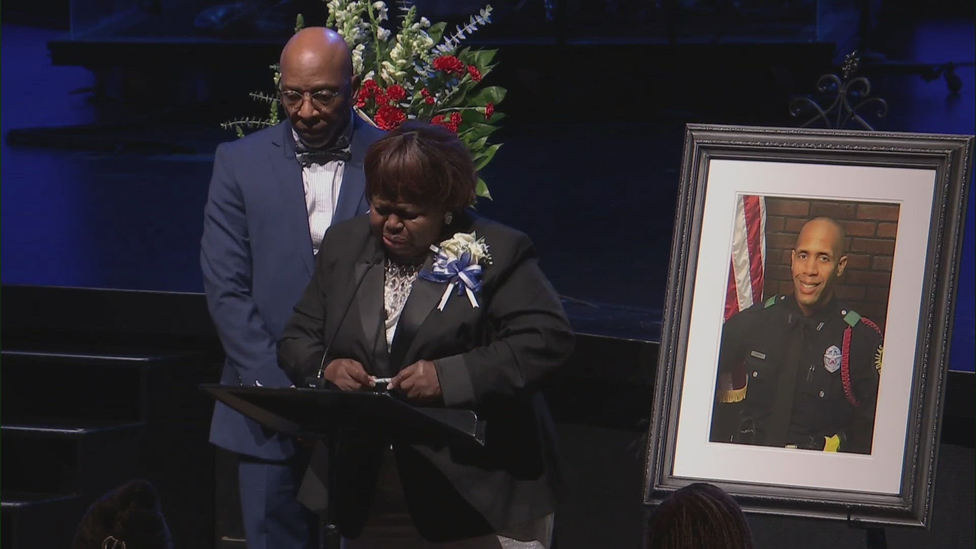 A celebration of life was held Saturday, Sept. 7 at Watermark Church in Dallas to honor the officer killed in the line of duty.