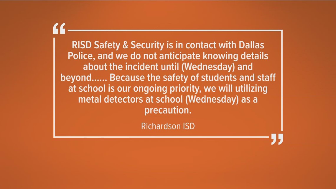 Teenager fatally shot in Dallas near Lake Highlands High School, police