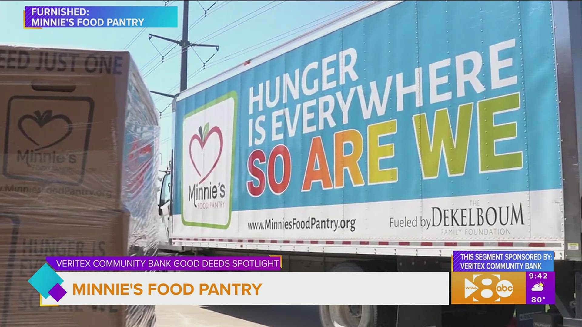 This segment is sponsored by Veritex Community Bank. Go to minniesfoodpantry.org or call 972.596.0253 for more information.