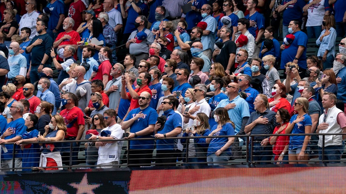 Face Coverings, Masks No Longer Required to Slow COVID-19 Spread at Texas  Rangers' Globe Life Field - Sports Illustrated Texas Rangers News, Analysis  and More