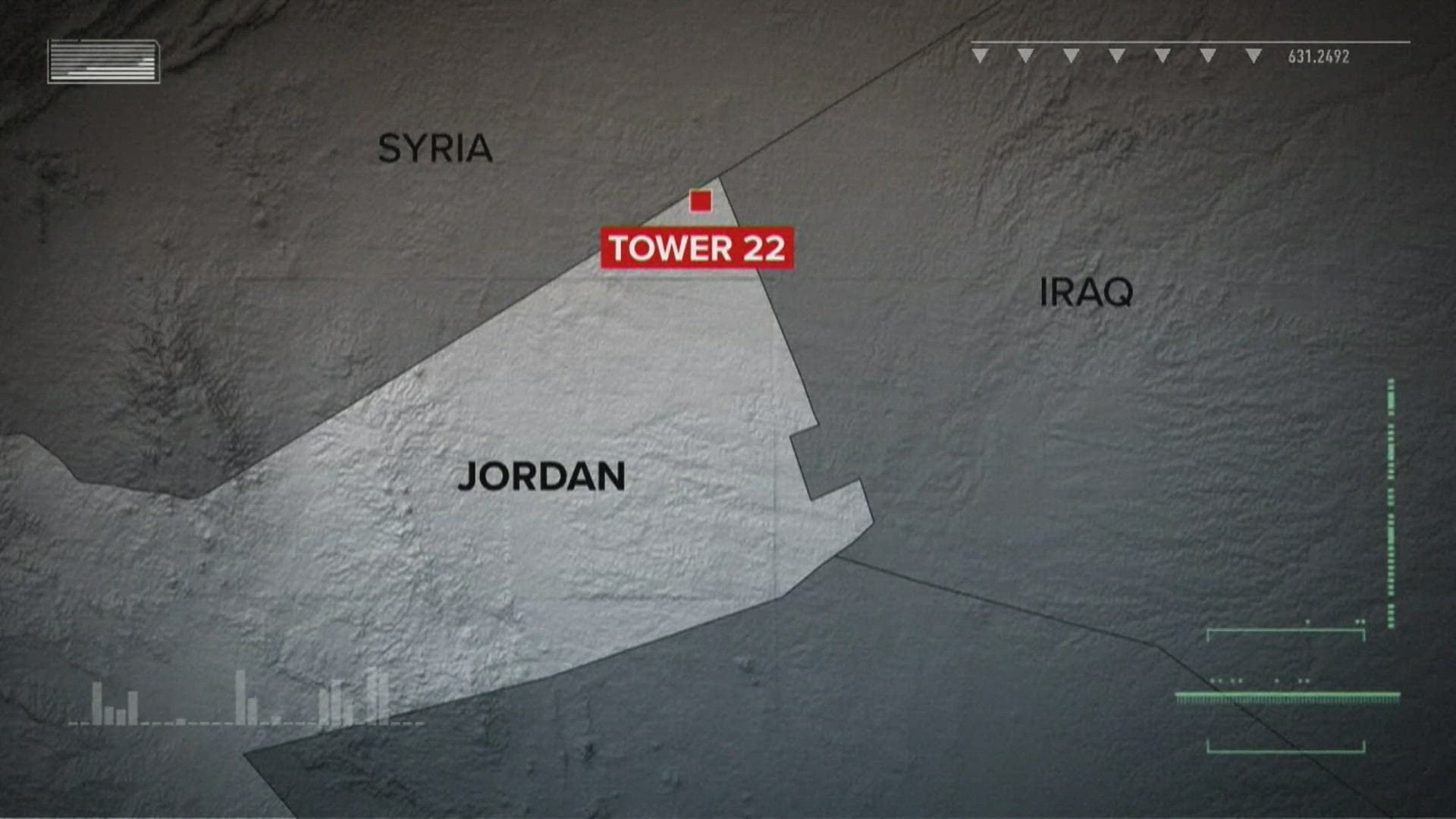 As the enemy drone was flying in at a low altitude, a U.S. drone was returning to the small installation known as Tower 22, according to a preliminary report.