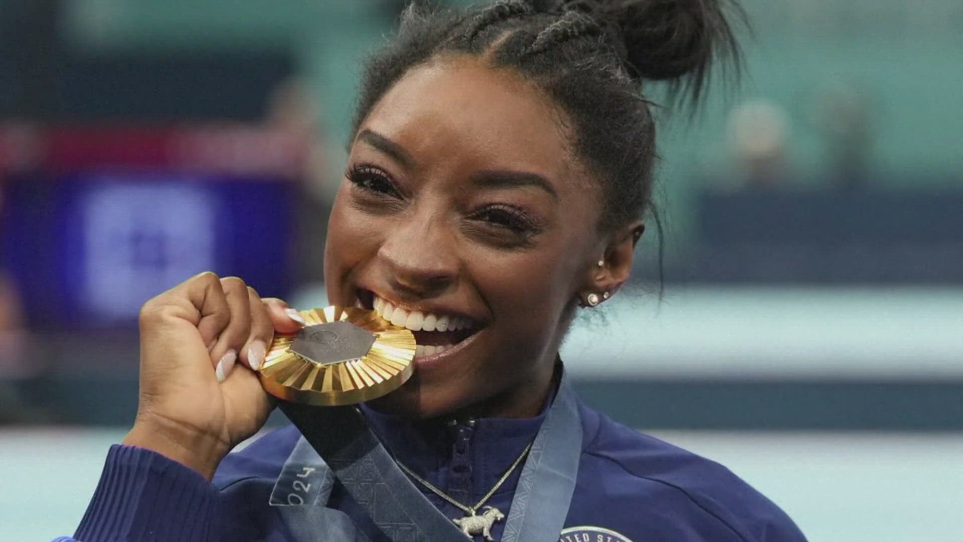 Texas native Simone Biles was named the magazine's sportsperson of the year following her performance in the Paris Olympics.