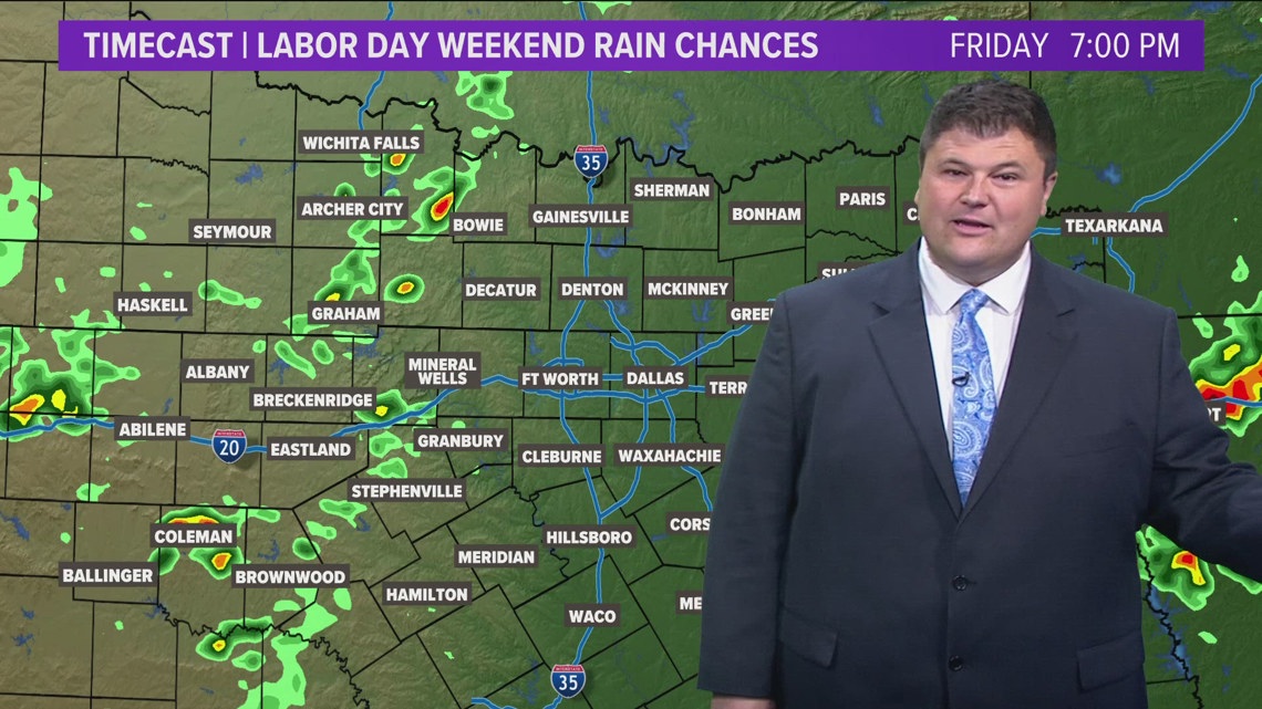 DFW Weather: Labor Day weekend won't be a washout, but scattered ...
