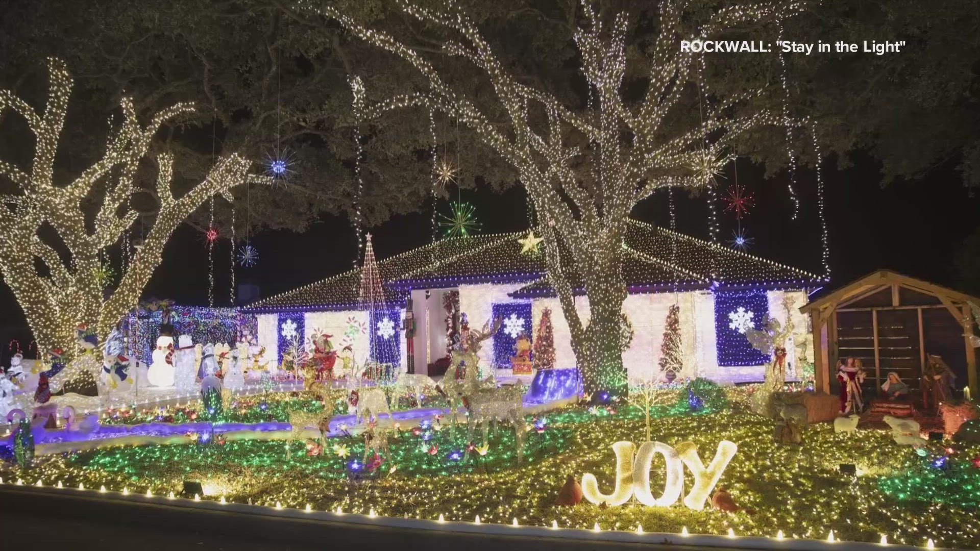 Here's a look at some of the homes and neighborhoods in DFW with the best Christmas light displays.