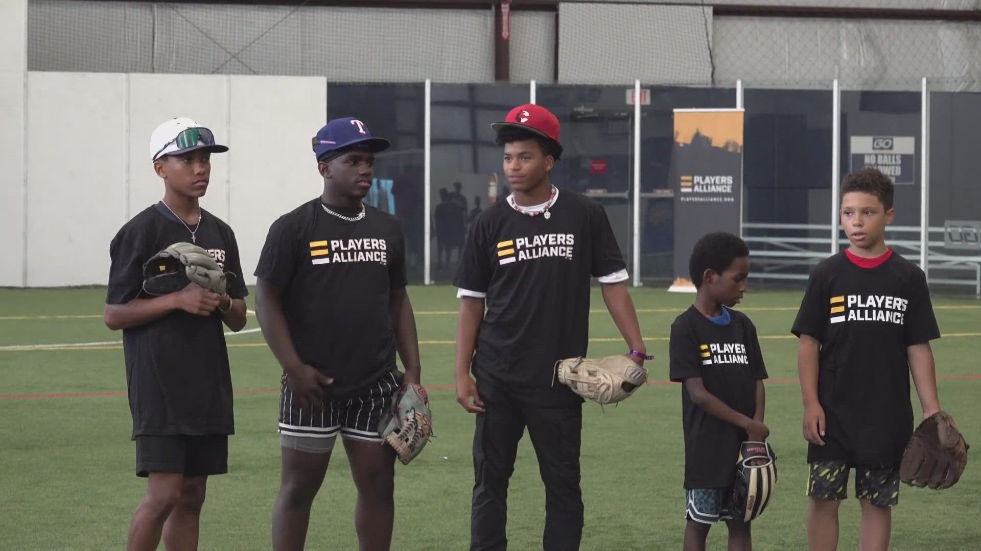 A group of former big leaguers is using All-Star Week to teach others about the game they love.