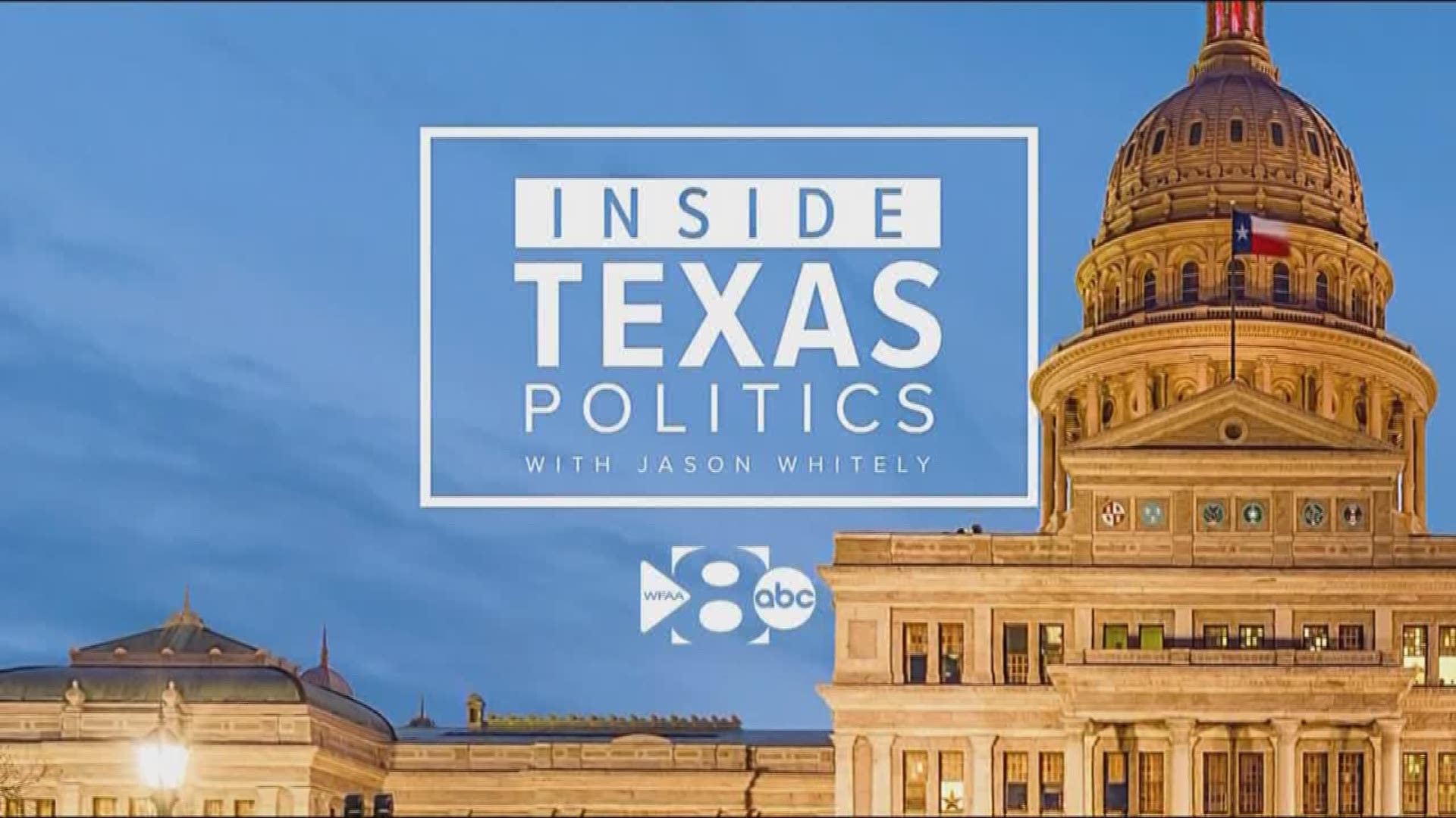 Inside Texas Politics began with Fort Worth Mayor Betsy Price. Mayor Price discussed whether she'll run for a third term in May. She also talked about the politics in Tarrant County. Mayor Price joined host Jason Whitely and Bud Kennedy from the Star-Tele