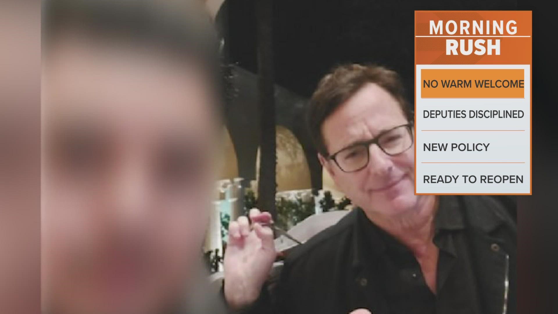 Two Florida sheriff's deputies have been disciplined for sharing information about the Saget investigation.