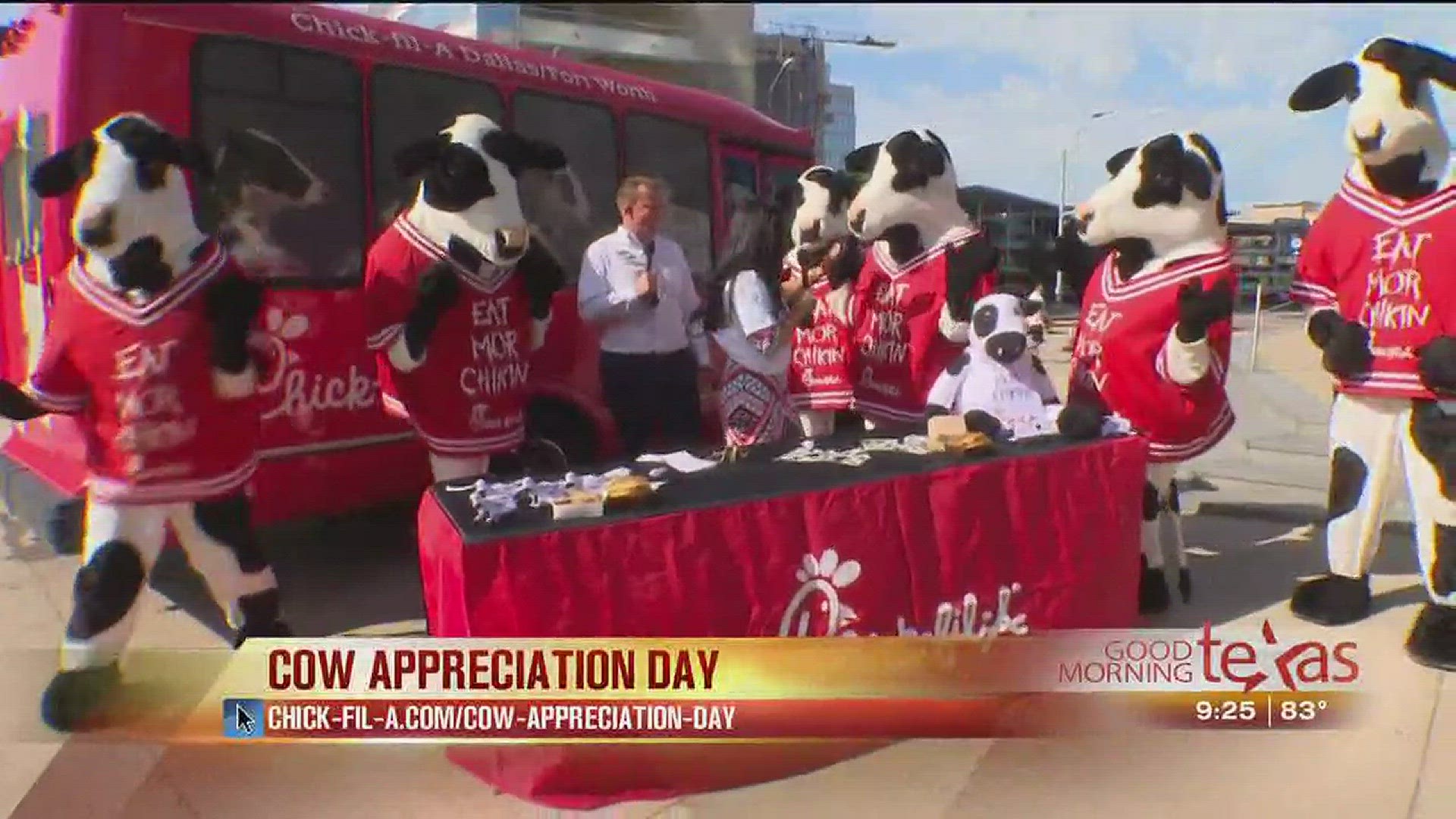 It's Chick-fil-A Cow Appreciation Day! | wfaa.com