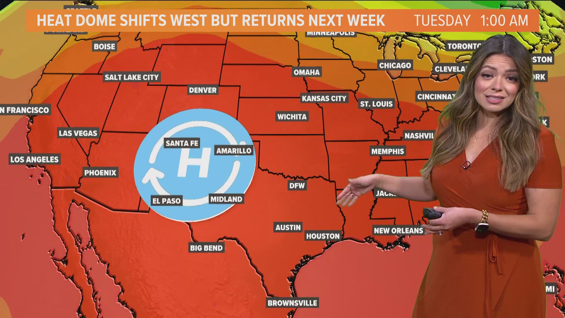 Welcome back to summer! Highs to begin the month of August are back to what we expect for this point in the summer.