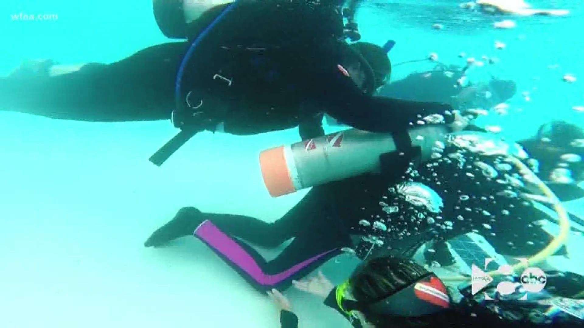 Adaptive program helps people with disabilities learn to scuba dive