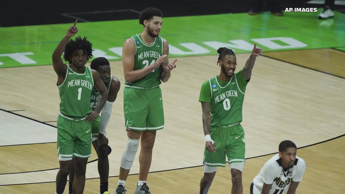UNT arrives back home after making March Madness history
