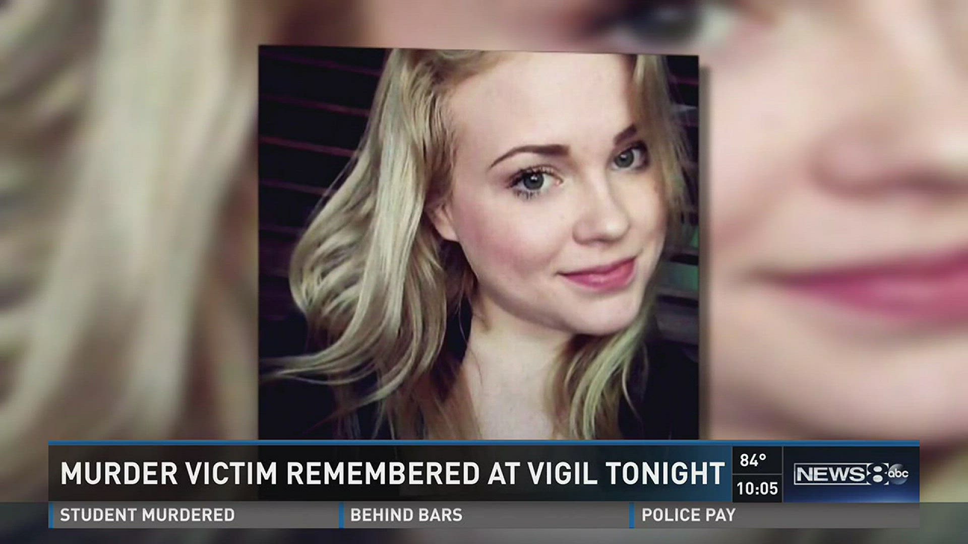 Candlelight vigil honors slain TWU student