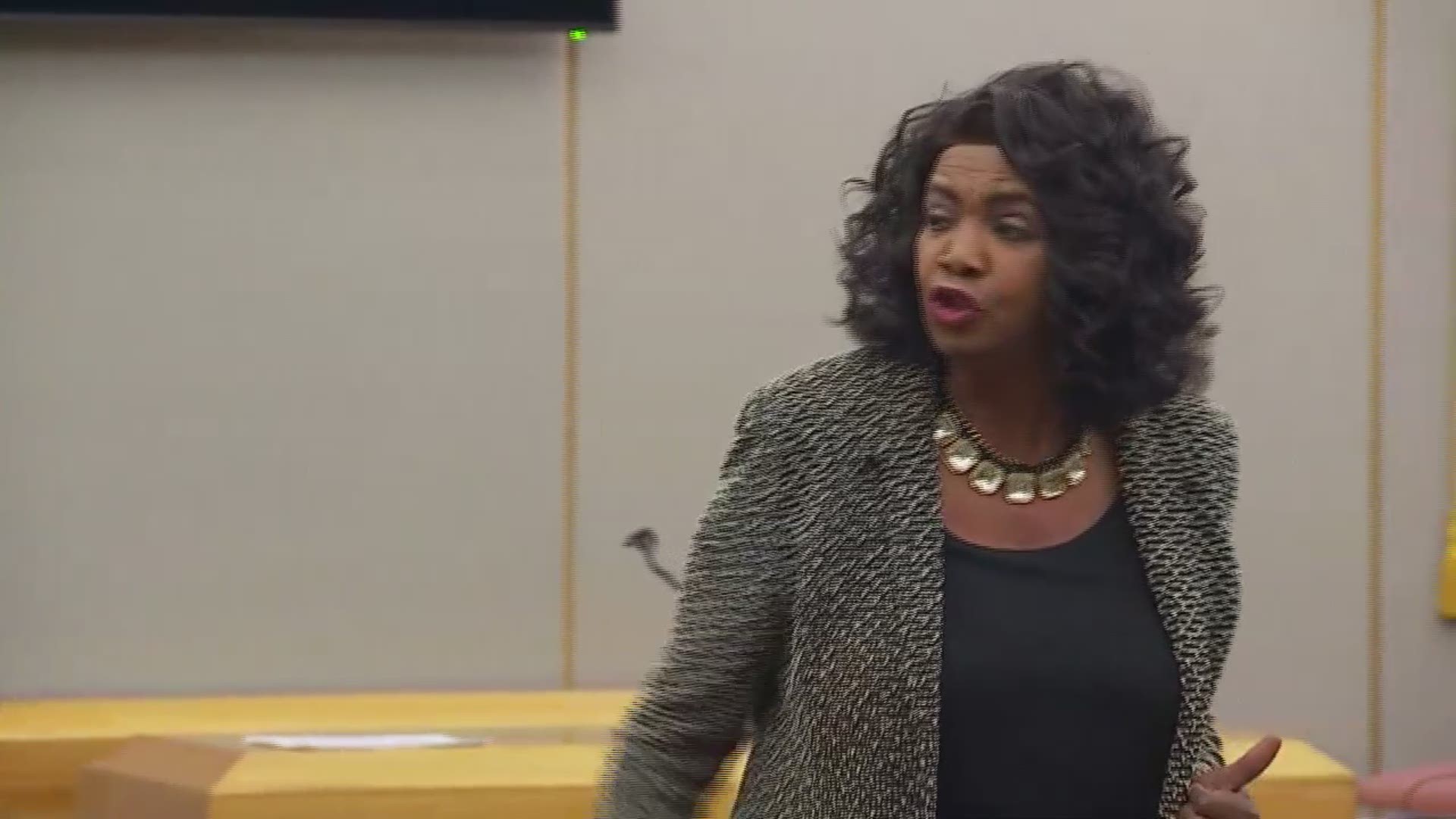 District Attorney Faith Johnson delivered the closing argument Wednesday in the sentencing phase for Roy Oliver, who faces up to life in prison for the murder of Jordan Edwards.