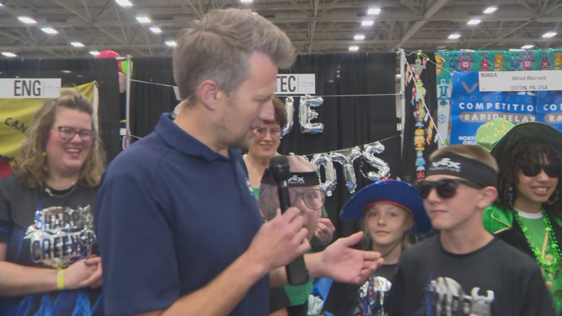 Robotics competitors will compete in the world championships. 