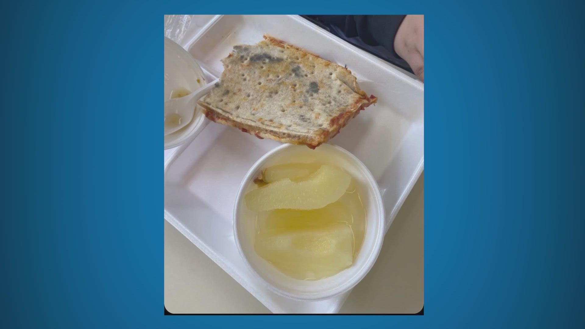 A family says several students at Byrd middle school were served a pizza with mold on it.